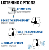 Polaris RZR XP 1000 Complete Communication Kit with Intercom and 2-Way Radio