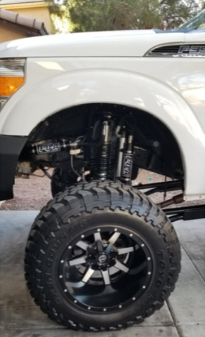 2004-2016 Ford Super Duty Rear Shocks With Reservoir